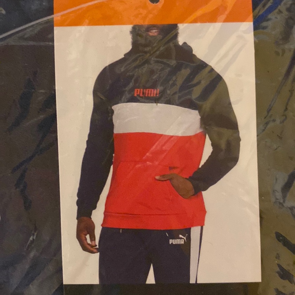 Puma mens double down hoodie size 2XL